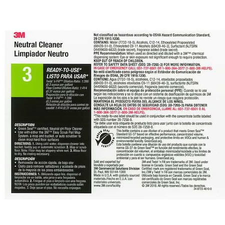 Tolco Secondary Label, Multicolor, PK12 340403