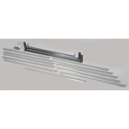 Dayton Vertical Louver Kits, Gray, 24-3/16" H 5ZKD6