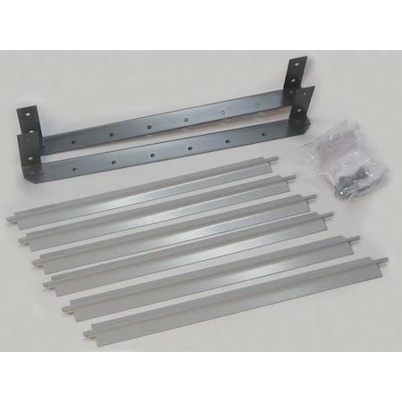 Dayton Vertical Louver Kits, Gray, 13-1/8" H 5ZKE0