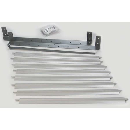 Dayton Vertical Louver Kits, Gray, 19-3/16" H 5ZKC9