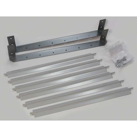Dayton Vertical Louver Kits, Gray, 15-7/16" H 5ZKC4