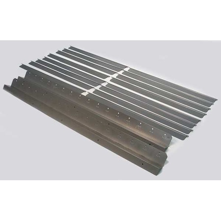 Dayton Vertical Louver Kits, Gray, 29-23/32" H 5ZKA9
