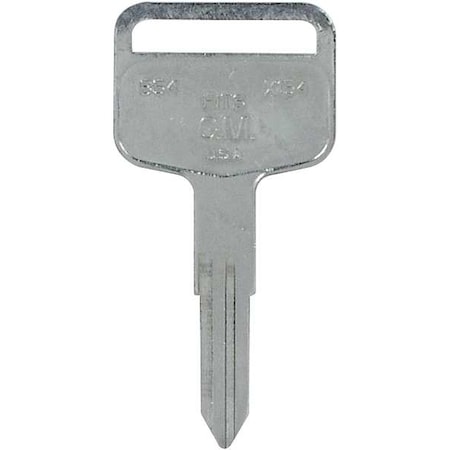 Zoro Select Key Blank, B54, PK25 5ZLE8