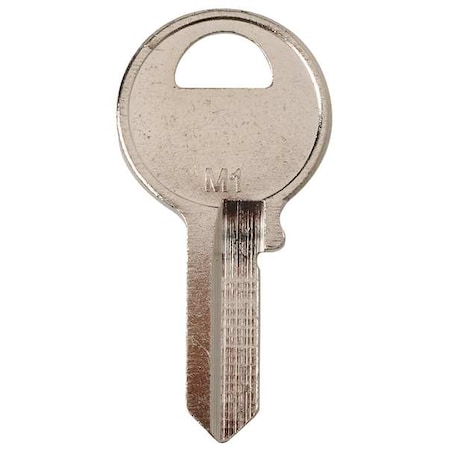 Zoro Select Key Blank, M1, PK25 5ZLE6