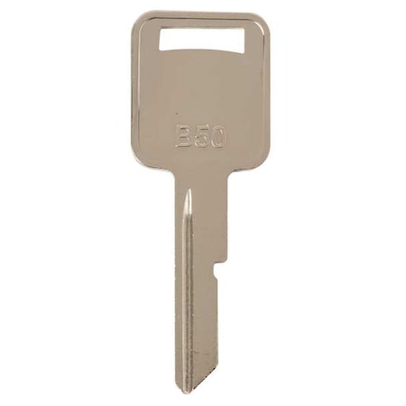 Zoro Select Key Blank, B50, Brass, PK25 5ZLF8
