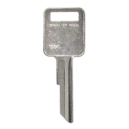 Zoro Select Key Blank, 1584, RA7, PK25 5ZLF1