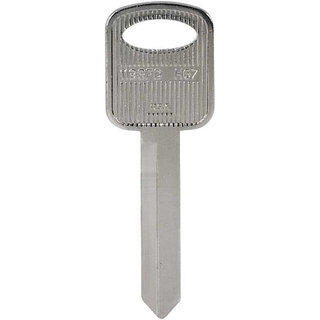 Zoro Select Key Blank, H67, PK10 5ZLH7