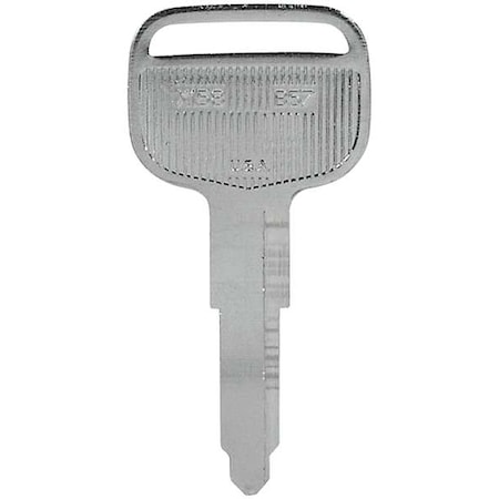 Zoro Select Key Blank, B57, PK10 5ZLH2