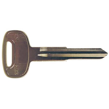 Zoro Select Key Blank, HN3, Brass, PK10 5ZLH6