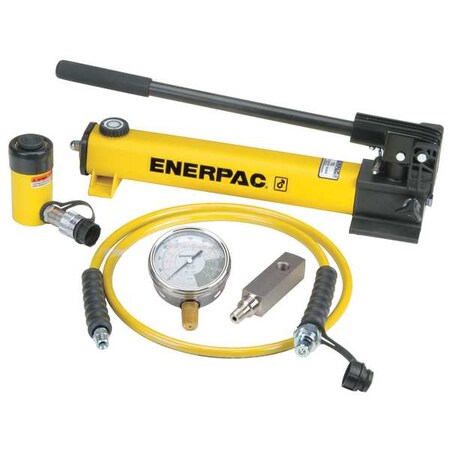 ENERPAC SCR102H, 10 Ton, 2.13 in Stroke, Hydraulic Cylinder and Hand Pump Set SCR102H