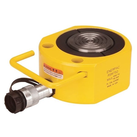 Enerpac RSM750, 79.5 ton Capacity, .63 in Stroke, Low Height Hydraulic Cylinder RSM750