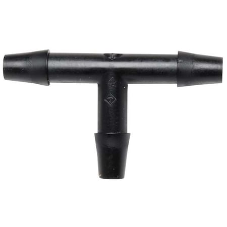 Zoro Select Tee, Nylon, Barbed3/16", 3/16", 3/16", PK25 5ZMF9