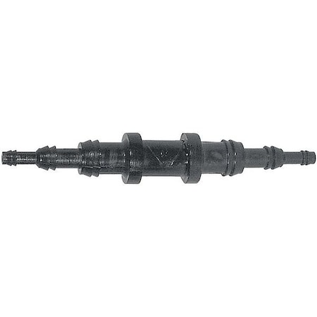 Zoro Select Vacuum Connector, 1/8x1/4x3/8In, PK5 5ZMG5
