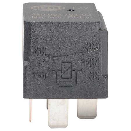 Zoro Select Mini Change Over Relay, SPDT, 20A, 12VDC 5ZMU7