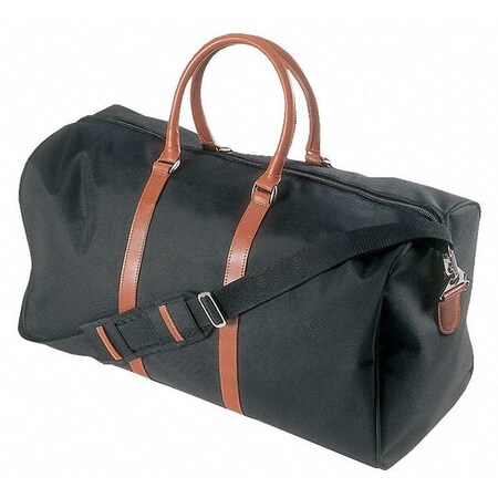 Clc Work Gear Duffel Bag, Black, Double Layered 1680D Ballistic Nylon and Leather, 1 Pockets 51112