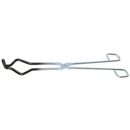 Zoro Select Crucible Tongs, 18 In, Coated SS 5ZPT8