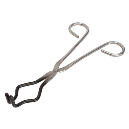 Zoro Select Crucible Tongs, 9 In, PTFE Coated SS 5ZPT4