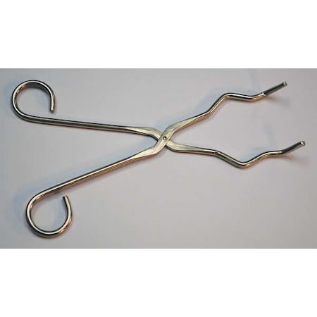 Zoro Select Crucible Tongs, 9 In, Nickel 5ZPT5