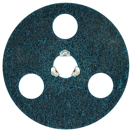 Norton Abrasives Quick Change Disc, AlO, 4-1/2in, VF, TP 66623374823