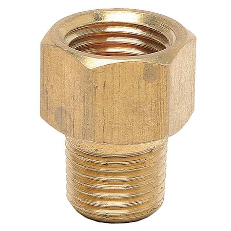 Zoro Select Strt, Brass, Flared1/8in, MNPT1/8in, PK10 5ZVT2