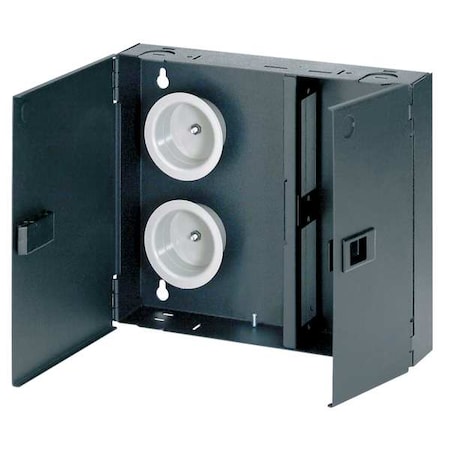 Pannet Fiber Enclosure, 10.18in H, 2.32in D, Black FWME2
