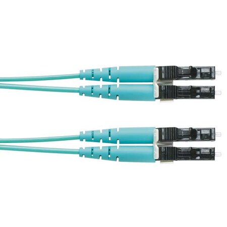 Pannet Fiber Optic Patch Cord, LC/LC, 3m, Aqua FXE10-10M3Y