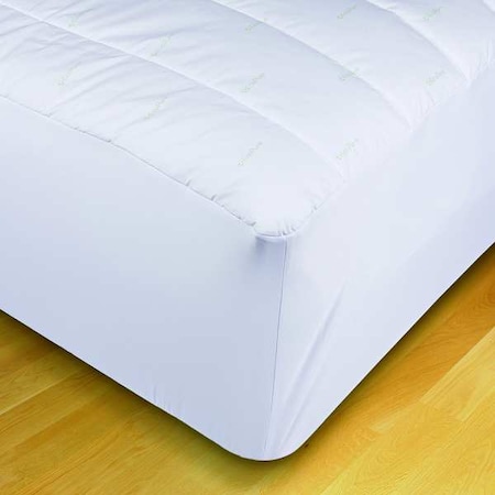 Martex Mattress Pad, Queen, 60x80 In., Pk2 5014145