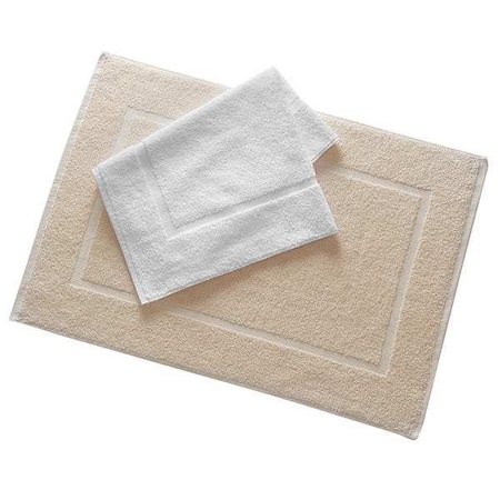 Martex Bath Mat, White, 20x30, PK12 7135400
