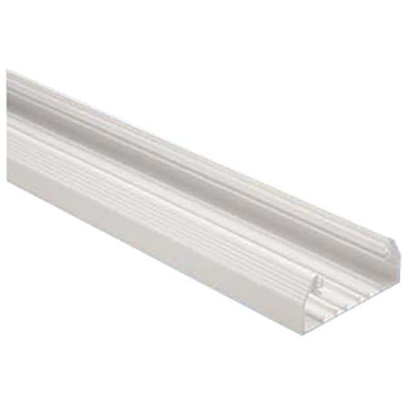 Panduit Cover Plate Raceway, T-70 Series, 1 Channel, 4-1/16 in W, 1-3/4 in H, 8 ft L, Off White T70BIW8