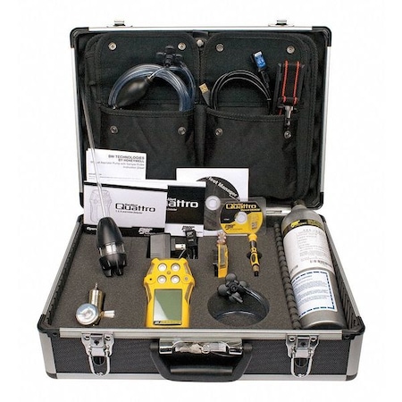 Honeywell Bw Multi-Gas Detector, 4 Gas, CO, H2S, LEL, O2, 2 yr Battery Life QT-XWHM-R-Y-NA-CS