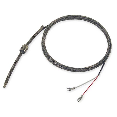 Tempco Thermocouple Probe, Spade Lugs, Type J TCP10223