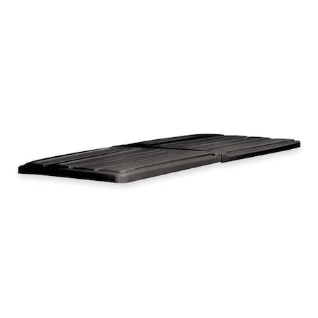Rubbermaid Commercial Tilt Truck Lid, Black, Fits 40-1/2 cu. ft. FG102700BLA