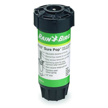 Rain Bird Spray Head for Shrubs, 2.6 to 3.7 gpm SP25F18