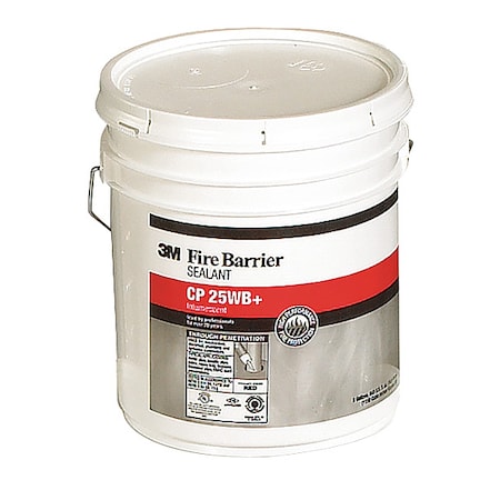 3M Fire Barrier Sealant, 5 gal., Red-Brown CP-25WB+5GAL