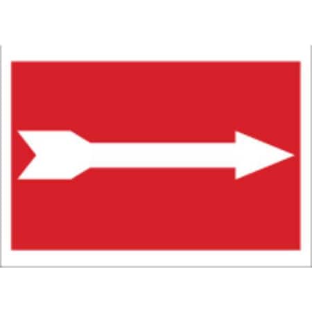Brady Exit Sign, Aluminum, 10" W, 7" H, No Legend, Red, White 43343