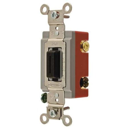 Hubbell Wiring Device-Kellems Wall Switch, 3-Way, 120/277V, 20A, Brn, Toggl HBL1223L