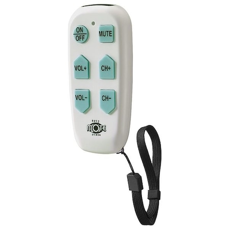 Rca Universal TV Remote, White DT-R08W