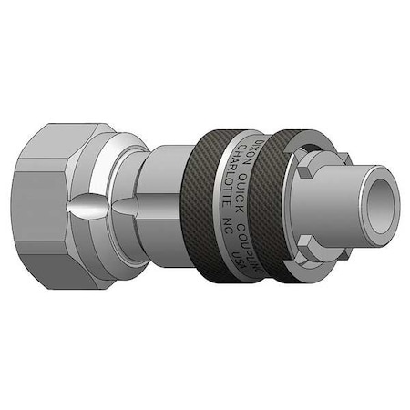 Dixon Female to Bowes Nipple, (F)NPT, 1/2, Steel N4F6