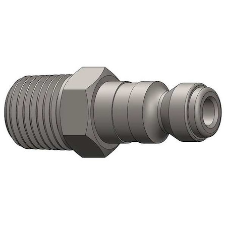 Dixon Male to Automotive Plug, (M)NPT, 1/4, Steel J2M2