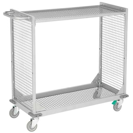 Zoro Select Merchandising Cart, 18 In. W, 46 In. L MC-4218