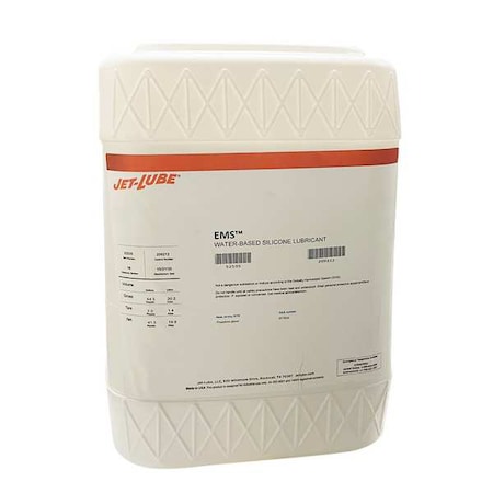Jet-Lube Silicone Lubricant, 1 gal., Pail, Silicone, White 52533