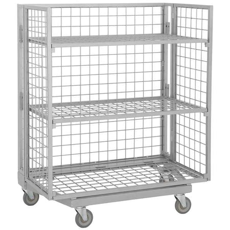 Zoro Select Nesting Wire Cart, 25 In. W, 58 In. L NT-60