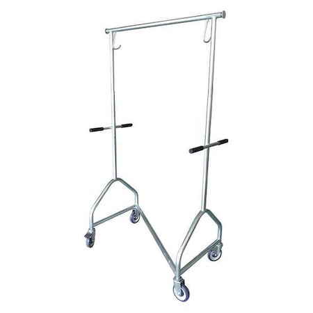 Zoro Select Garment Rack, Collapsible, 56 to 73 In H 5CHV7