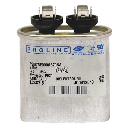 Pro-Line Motor Run Capacitor, 2 MFD, 2-1/16 In. H PB020E000A440AAGR-WWG