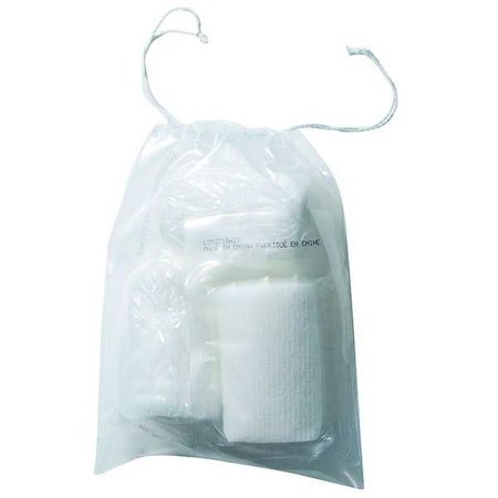 ZORO SELECT Reclosable Poly Bag Drawstring 8" x 5", 2 mil, Clear, Pk2000 5CPE4