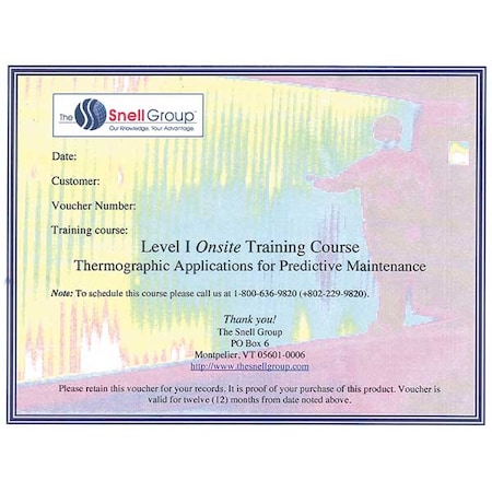 The Snell Group Level I Thermography Training, Onsite SNELL-L1-ON-PDM
