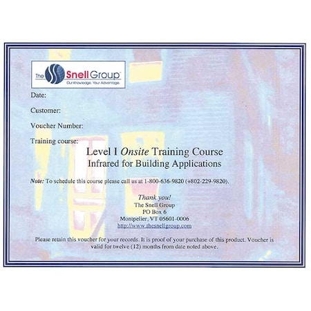 The Snell Group Level I Thermography Training, Onsite SNELL-L1-ON-BLDG