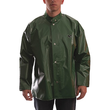 TINGLEY Iron Eagle Rain Jacket, Unrated, Green, 2XL J22208