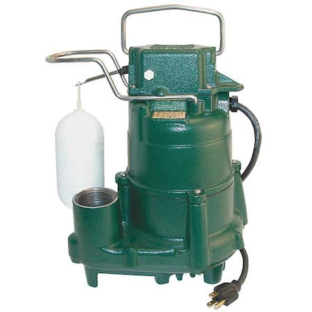 Zoeller 1/2 HP 1-1/2" F Submersible Sump Pump 230V Vertical 98-0003