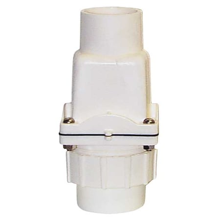 Zoeller 2" Socket PVC Union Swing Check Valve 30-0103